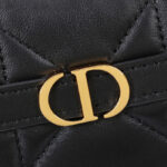 Christian Dior Miss Caro Mini Hobo Shoulder Bag Black